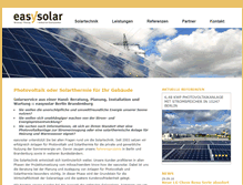 Tablet Screenshot of easy-solar.de